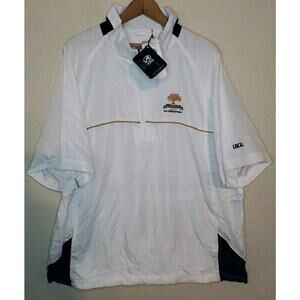 NEW 2014 Senior Open Oak Tree National Golf White Pullover 1/4 Zip SIZE XL USGA